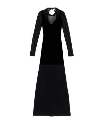 Isabel Marant Florie Lace Patchwork Knit Dress