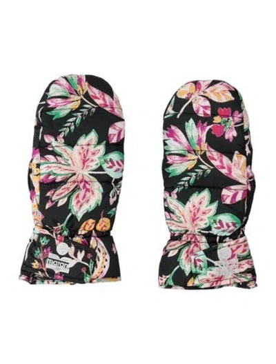 Pre-owned Isabel Marant Flower Patterned Winter Gloves In Multi
