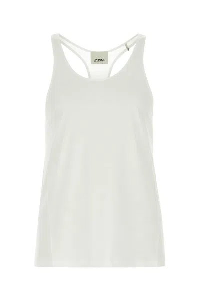 Isabel Marant Folca Tank Top In White