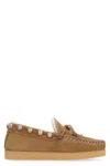 Isabel Marant Studded Suede Loafers Moccasin Stitching