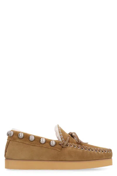 Isabel Marant Forley Suede Loafers In Brown