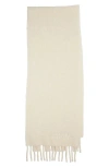 Isabel Marant Fouzy Alpaca Blend Bouclette Scarf In Ecru