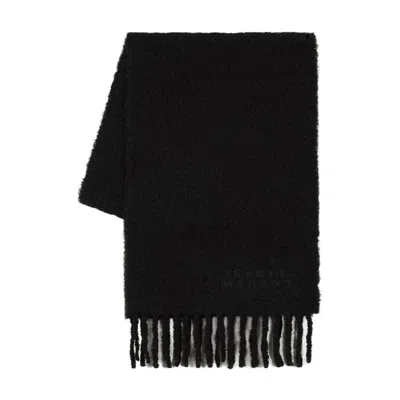 Isabel Marant Fouzy Gd Scarf In Black