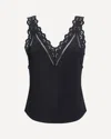 Isabel Marant Fradela Guipure Lace-trimmed Poplin Tank In Black