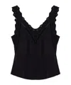 Isabel Marant Fradella V-neck Top In Black