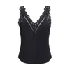 Isabel Marant Fradela Guipure Lace-trimmed Poplin Tank In Black