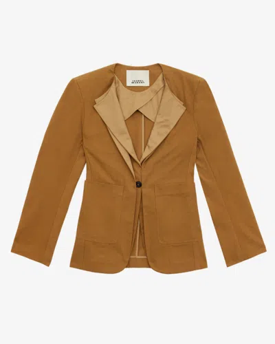Isabel Marant Francia Jacket In Caramel