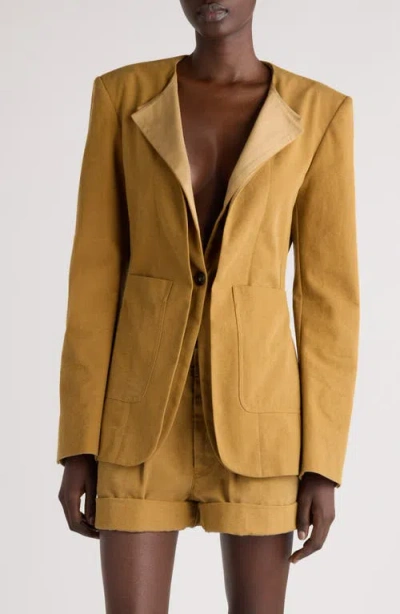 Isabel Marant Francia Martingale Blazer In Caramel