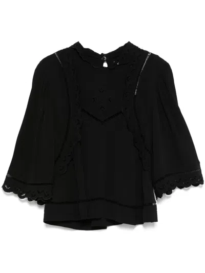 Isabel Marant Frany ブラウス In Black