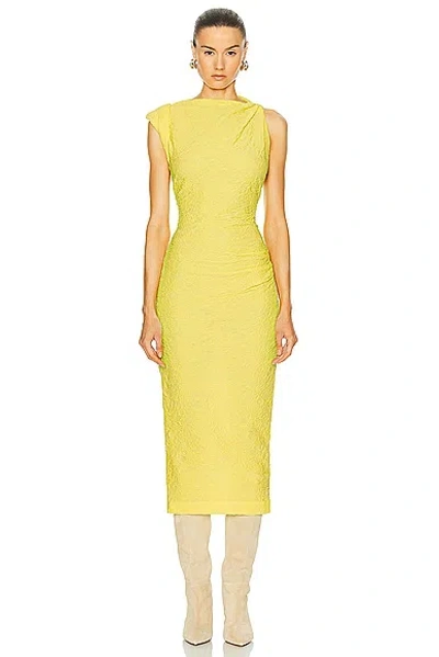 Isabel Marant Franzy Dress In Yellow