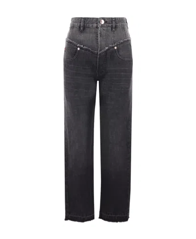 Isabel Marant Black Noemie Straight-leg Jeans