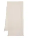Isabel Marant Frayed-edge Cashmere Scarf In Neutrals