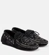Isabel Marant Mokassins Freen Aus Veloursleder In Faded Black