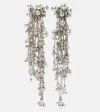 Isabel Marant Freya Embellished Clip-on Drop Earrings In Brown
