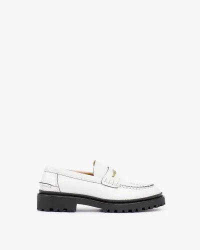 Isabel Marant Frezza Loafer In White