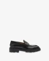 Isabel Marant Frezza Leather Loafer In Black