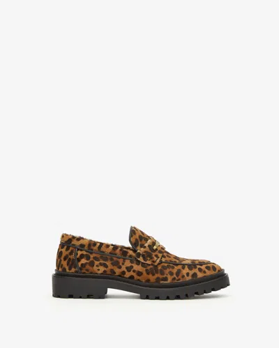 Isabel Marant Frezza Loafers In Leopard