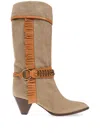 Isabel Marant Fringe-detail Boots In Neutrals