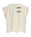 Isabel Marant Round Neck Cape In Neutral