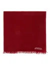 Isabel Marant Fringed Cashmere Scarf In Red