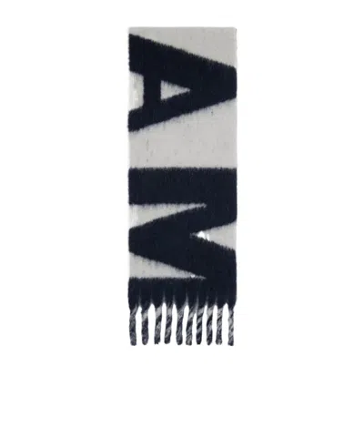 Isabel Marant Fringed Scarf In Black