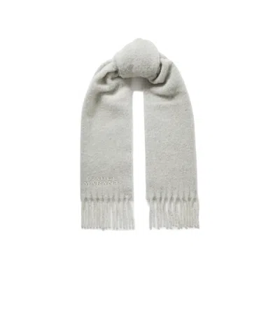 Isabel Marant Fringed Scarf In Yellow