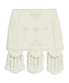 Isabel Marant Sandra Cotton Mini Skirt In White