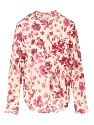 Isabel Marant Fuchsia Rusak Shirt In Multi