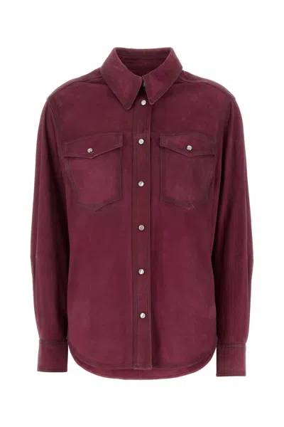 ISABEL MARANT ISABEL MARANT FUCHSIA SUEDE DANISIA SHIRT
