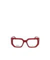 Isabel Marant Full-rimmed Glasses (with Non-prescription Lenses) In Red
