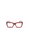 Isabel Marant Full-rimmed Glasses (with Non-prescription Lenses) In Red