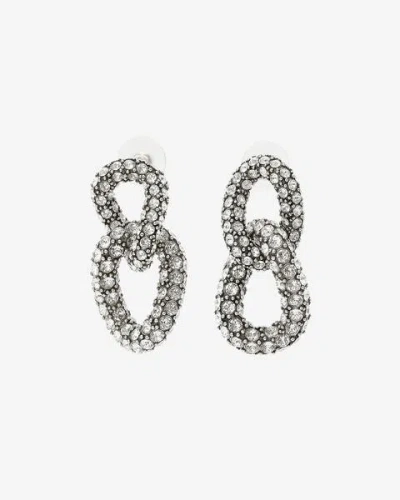 Isabel Marant Funky Ring Earrings In Silver