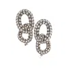 Isabel Marant 'funky Ring' Earrings With Rhinestones