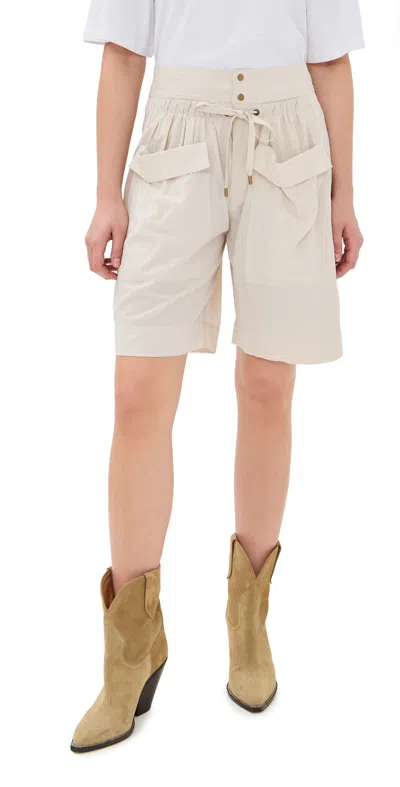 ISABEL MARANT GABRIELA SHORTS ECRU