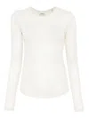 Isabel Marant Gaelle Long-sleeve Top In White