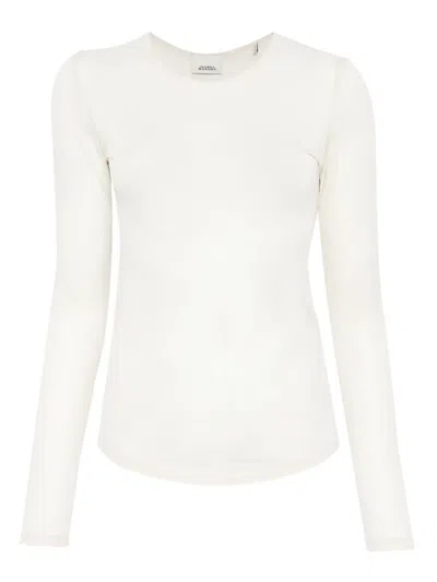 Isabel Marant Gaelle Long-sleeve Top In White