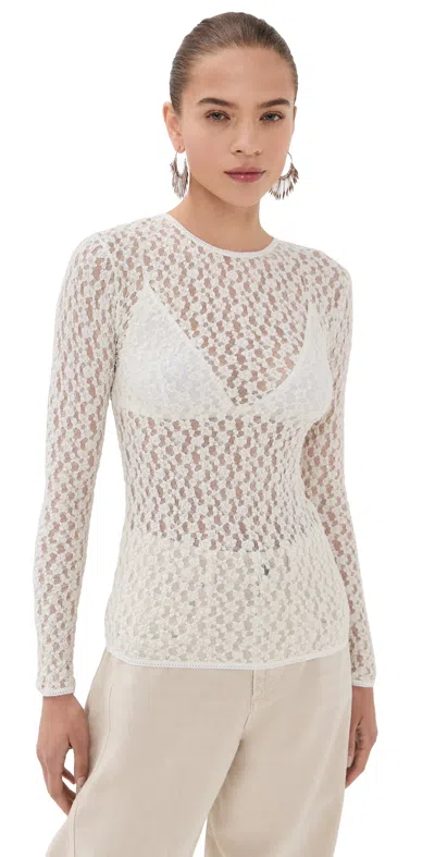 Isabel Marant Gaelle Top Ecru In White