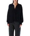 Isabel Marant Women's Galix V-neck Polo T-shirt