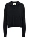 Isabel Marant 'v Neck' Dropped Shoulder Knitwear In Black