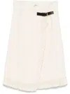 Isabel Marant Galla Midi Skirt In Neutral