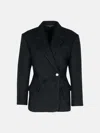 Isabel Marant 'gallie' Black Wool Blend Jacket In Black