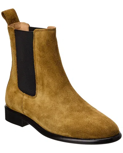 Isabel Marant Galna Suede Bootie In Brown