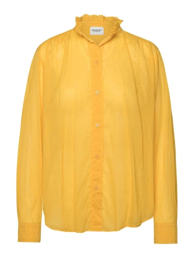Isabel Marant Gamble Shirt In Yellow