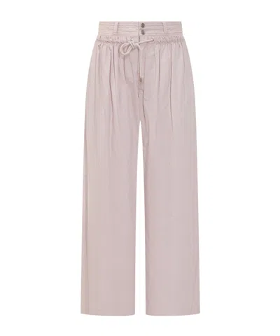 ISABEL MARANT GATHERED LOOSE FIT PANTS