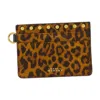 Isabel Marant Leopard Print Card Holder In Black