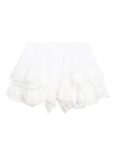 Isabel Marant Geana Shorts In White