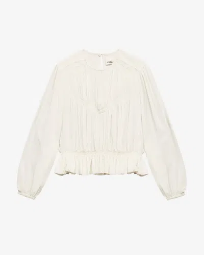 Isabel Marant Gelina Blouse In Ecru