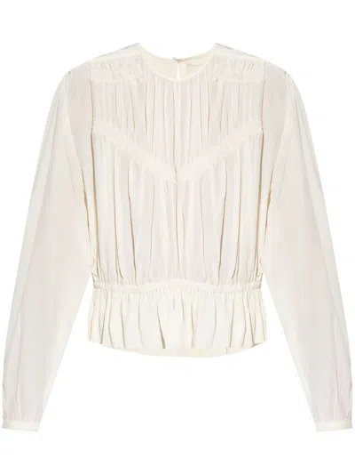 ISABEL MARANT GELINA GATHERED BLOUSE
