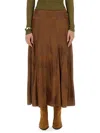 Isabel Marant "genevi" Skirt In Brown