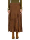 Isabel Marant "genevi" Skirt In Brown